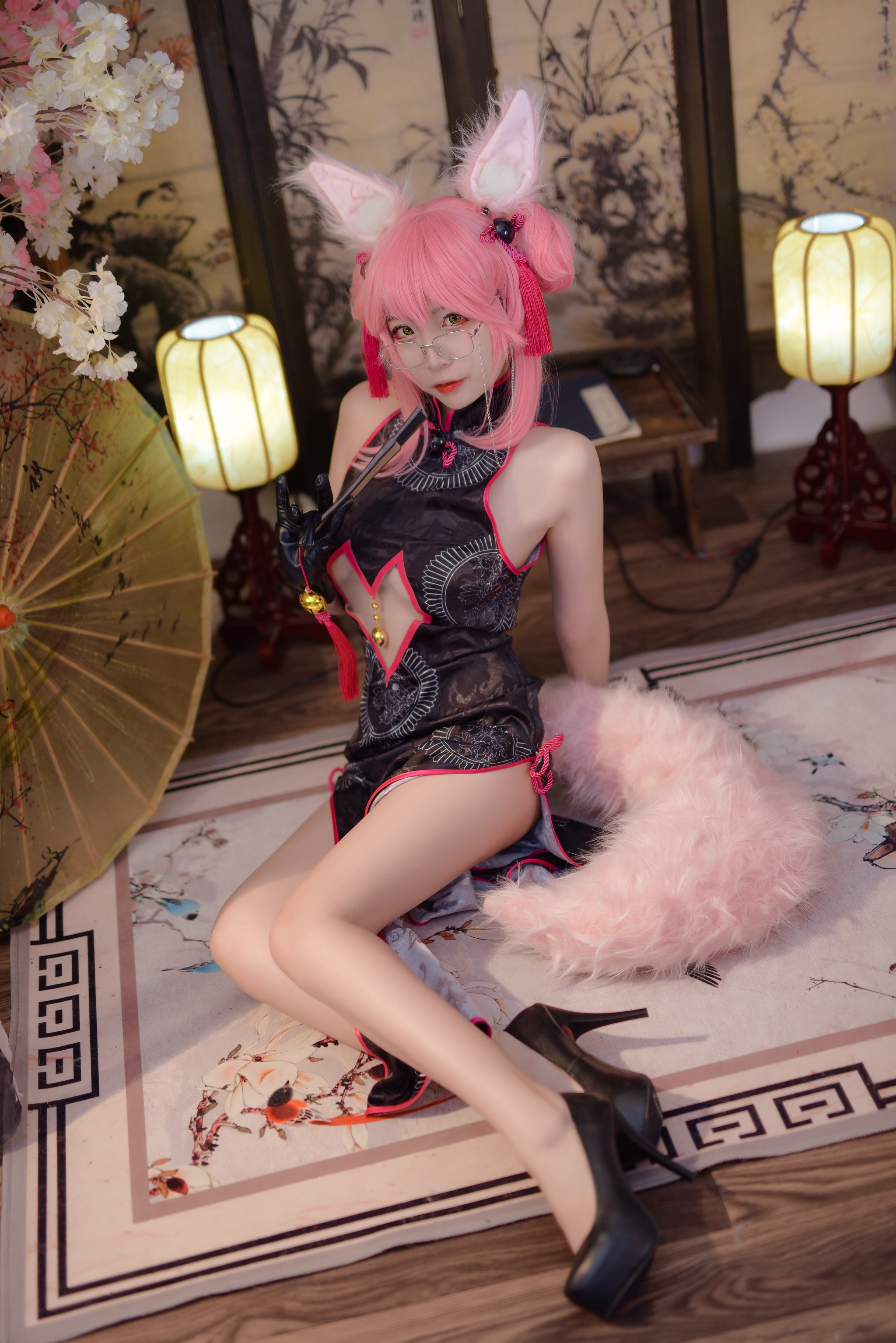 图片[1]-二佐Nisa – NO.043 二佐 旗袍本 fate旗袍狐 [28P]-XikXak
